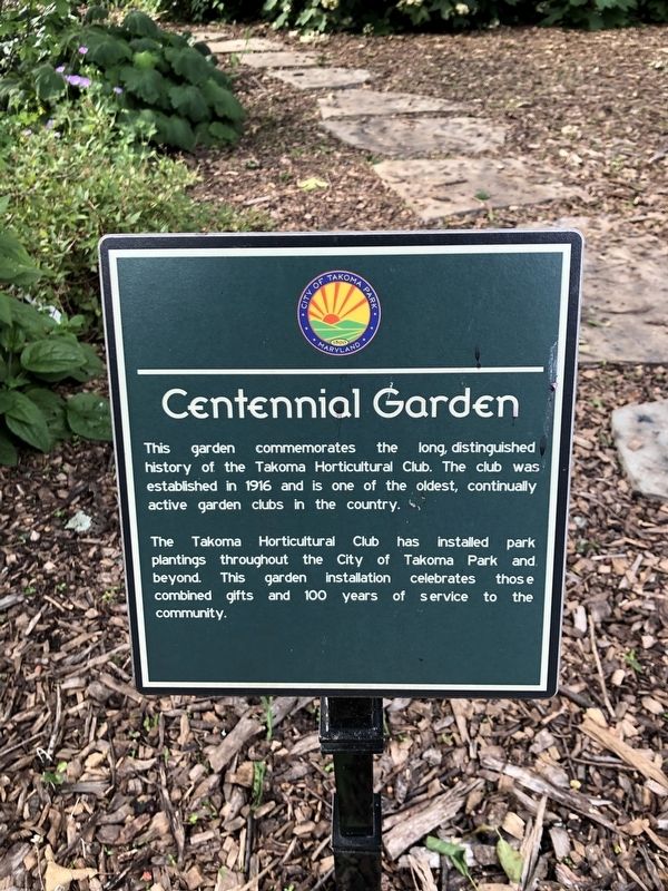 Centennial Garden Marker image. Click for full size.