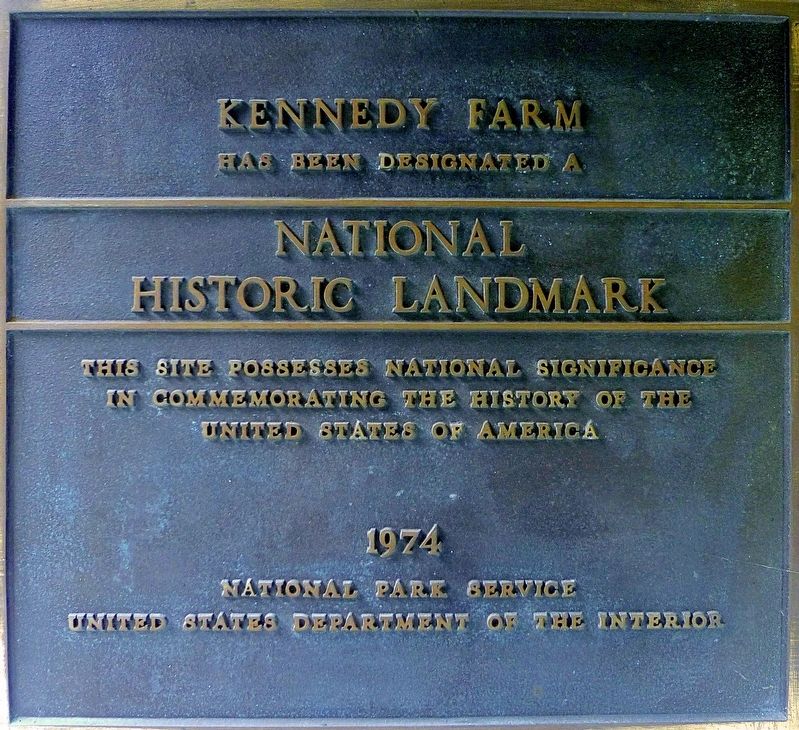 Kennedy Farm Marker image. Click for more information.