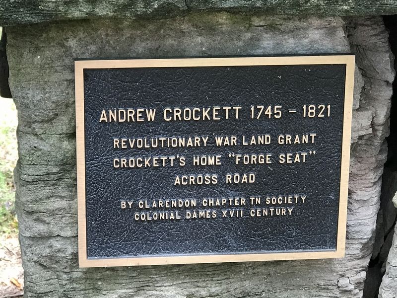 Andrew Crockett 1745-1821 Marker image. Click for full size.