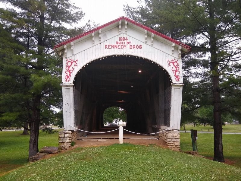 The Longwood Covered Bridge. Click for full size. The Longwood Covered Bridge image. Click for full size.
