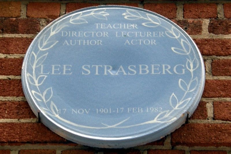Lee Strasberg Marker. Click for full size. Lee Strasberg Marker image. Click for full size.
