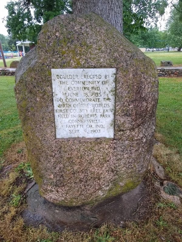 World's First County Free Fair Marker. Click for full size. World's First County Free Fair Marker image. Click for full size.