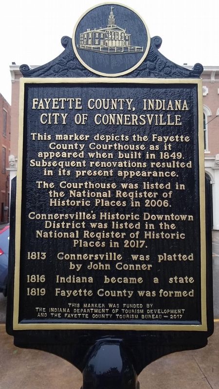 Fayette County, Indiana Marker image. Click for full size.