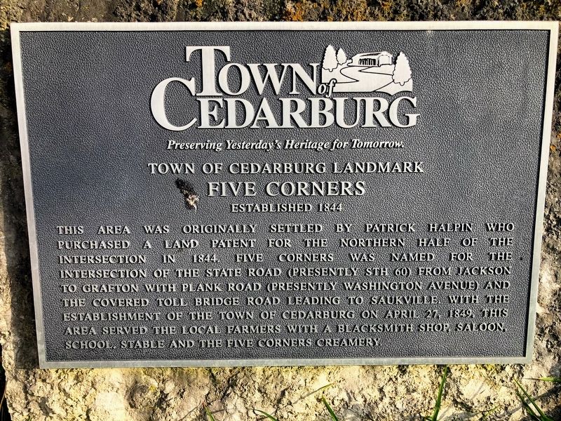 Five Corners Marker. Click for full size. Five Corners Marker image. Click for full size.