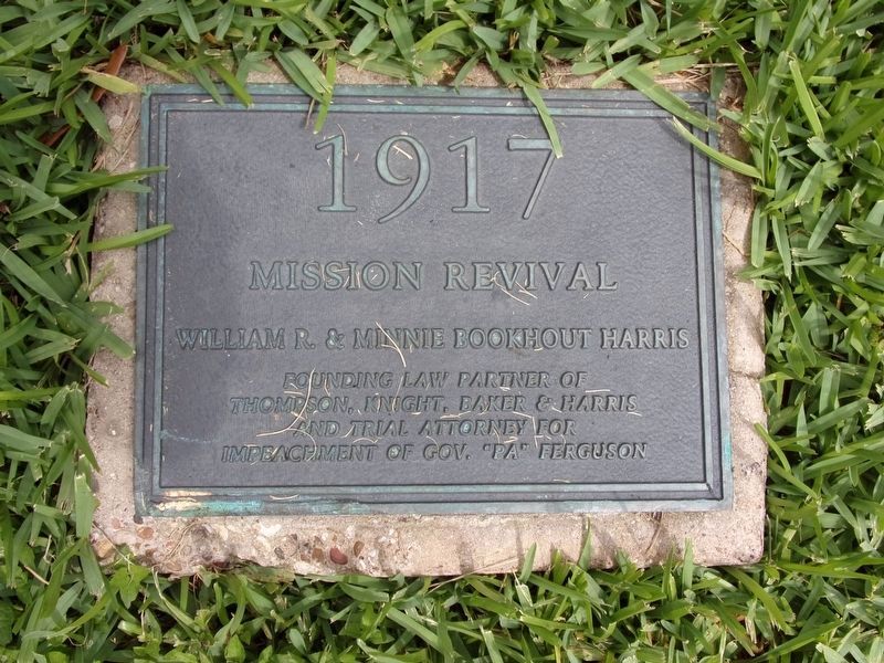An additional Harris-Savage House Marker image. Click for full size.