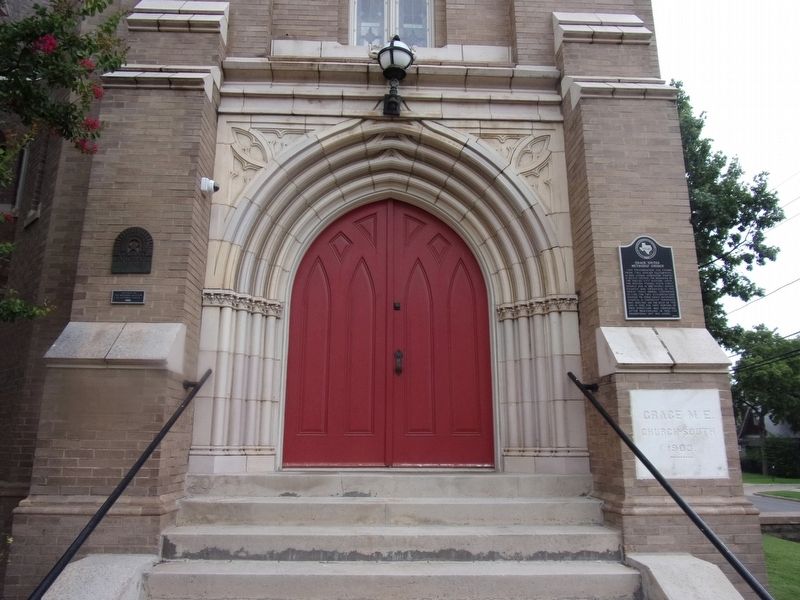 Grace United Methodist Church Marker image. Click for full size.