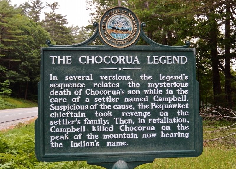 The Chocorua Legend Marker image. Click for full size.