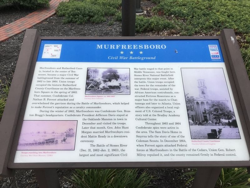 Murfreesboro Marker image. Click for full size.
