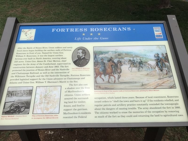 Fortress Rosecrans Marker image. Click for full size.