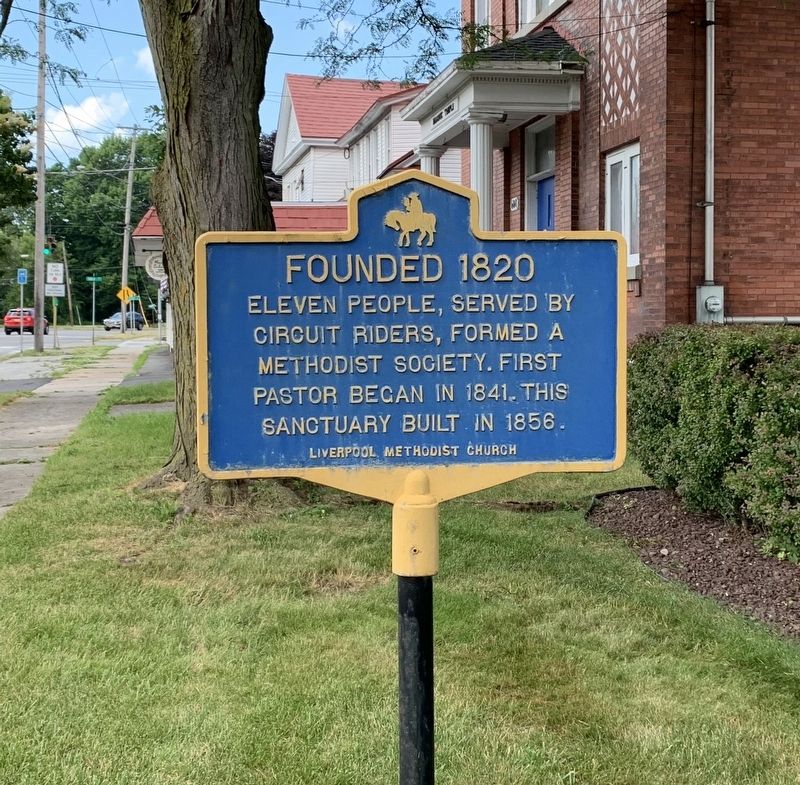 Founded 1820 Marker. Click for full size. Founded 1820 Marker image. Click for full size.