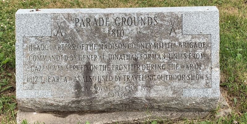Parade Grounds Marker image. Click for full size.