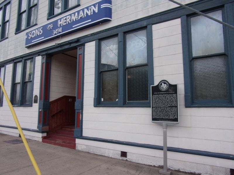 Sons of Hermann in Dallas Marker. Click for full size. Sons of Hermann in Dallas Marker image. Click for full size.