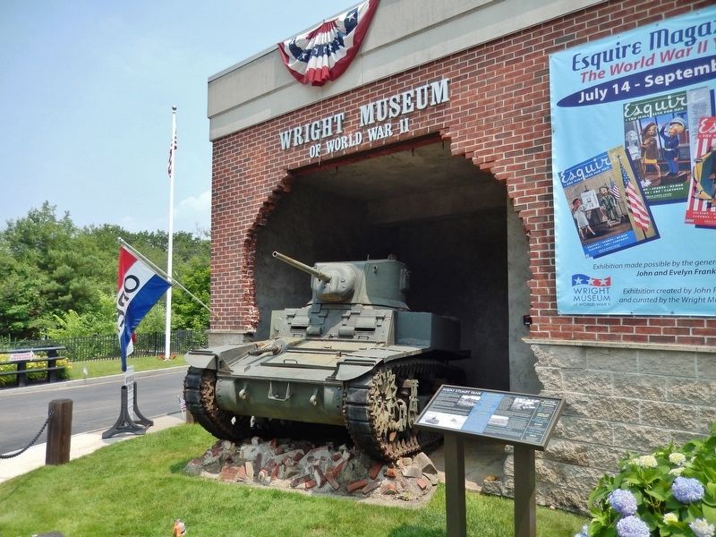 M3/A1 Stuart Tank Marker. Click for full size. M3/A1 Stuart Tank Marker image. Click for full size.