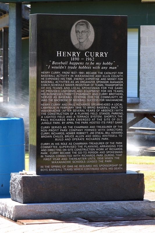 Henry Curry Marker image. Click for full size.