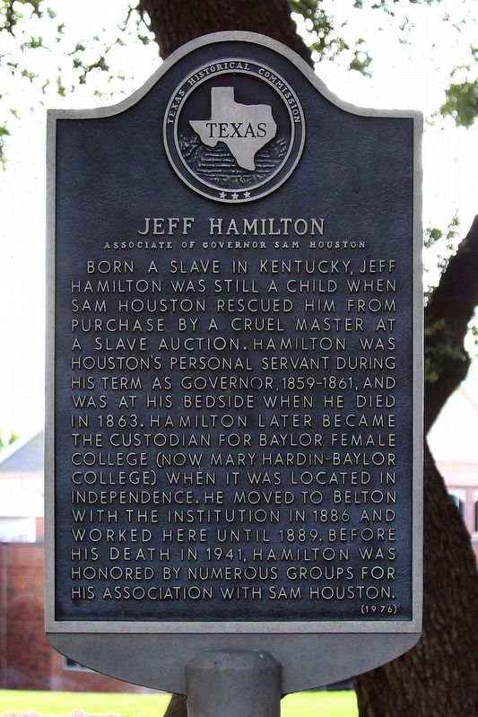 Jeff Hamilton Marker. Click for full size. Jeff Hamilton Marker image. Click for full size.