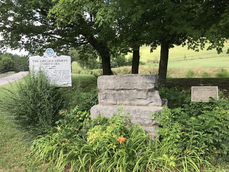 The Lincoln County Poor Farm Marker. Click for full size. The Lincoln County Poor Farm Marker image. Click for full size.