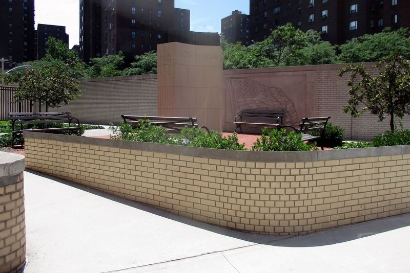 East Side WWI Memorial Plaza. Click for full size. East Side WWI Memorial Plaza image. Click for full size.