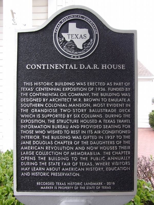 Continental D.A.R. House Marker image. Click for full size.