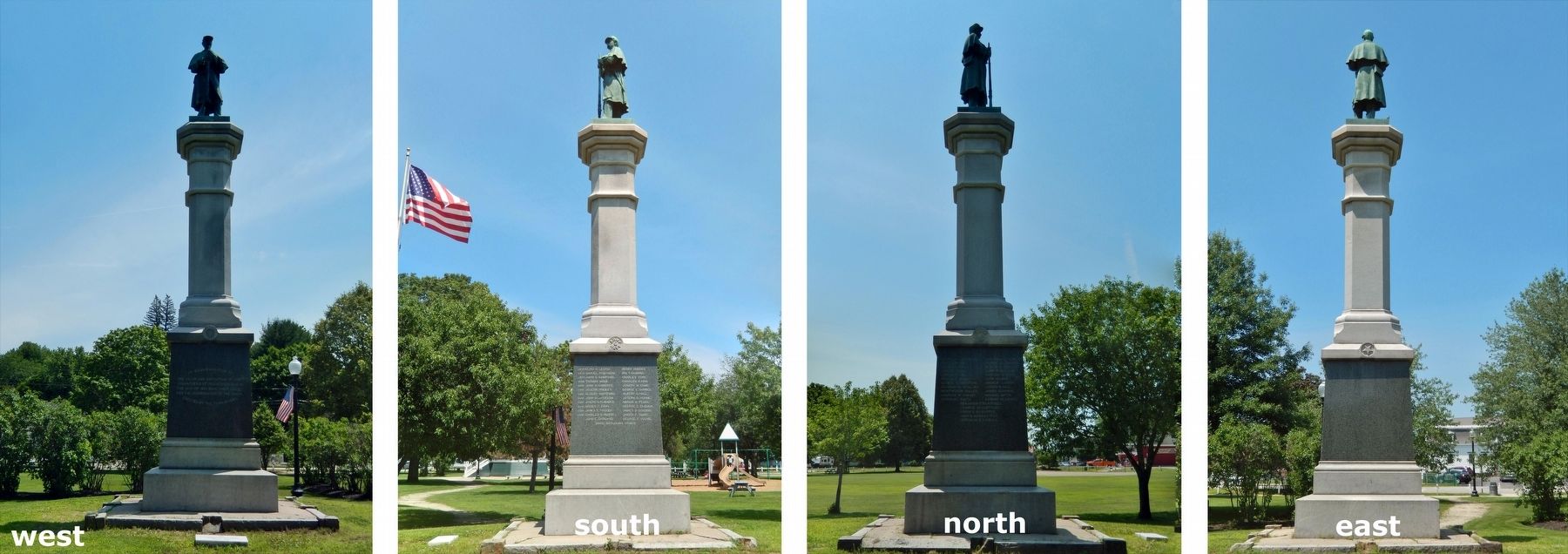 Rochester Civil War Monument. Click for full size. Rochester Civil War Monument image. Click for full size.