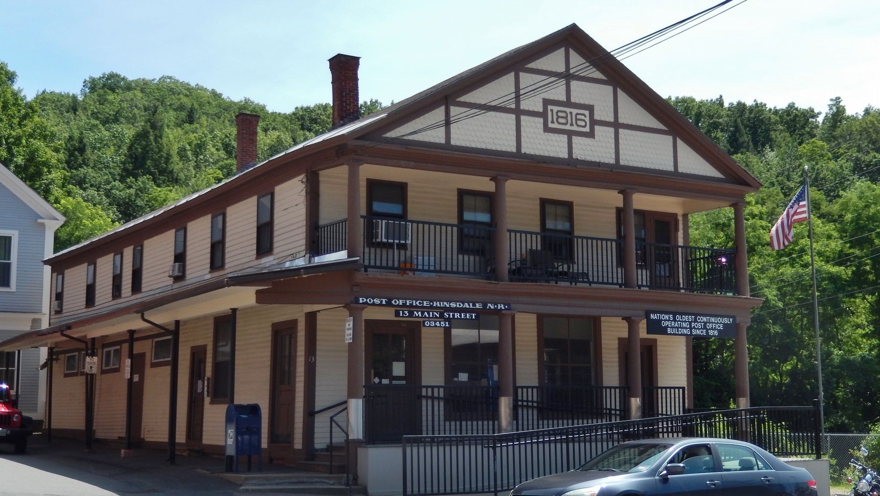 Nation's Oldest Continuously Operating Post Office Building image. Click for full size.