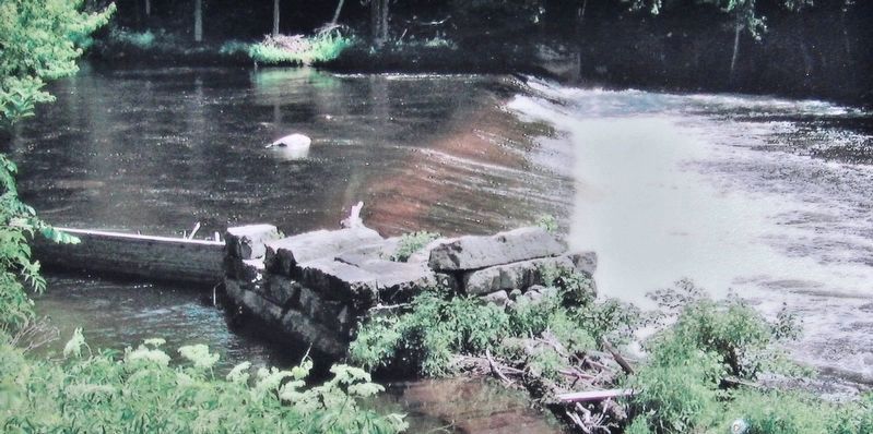 Marker detail: The McGoldrick Dam image. Click for full size.