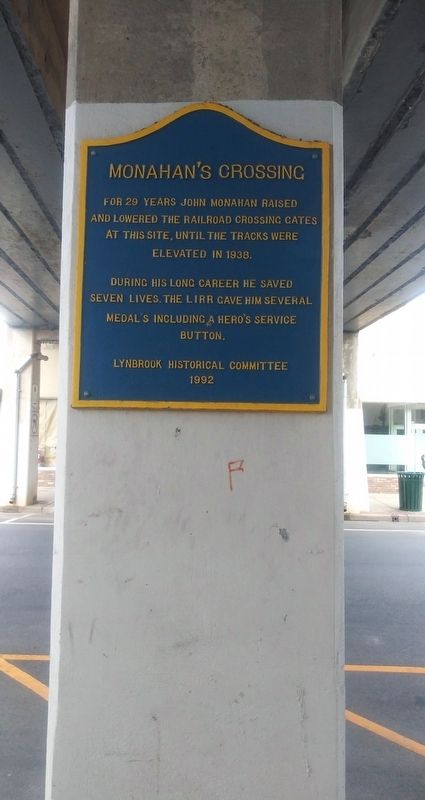 Monahan's Crossing Marker. Click for full size. Monahan's Crossing Marker image. Click for full size.