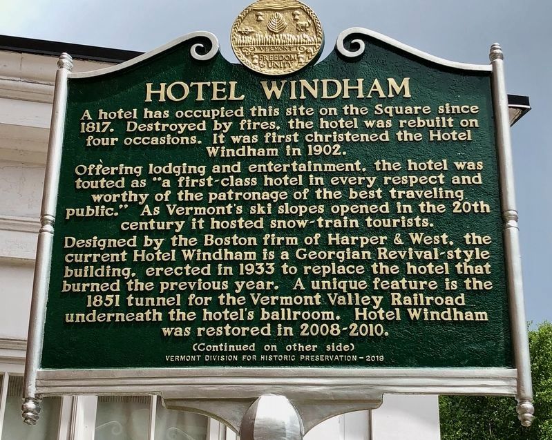 Hotel Windham / Andrews Inn Marker image. Click for full size.