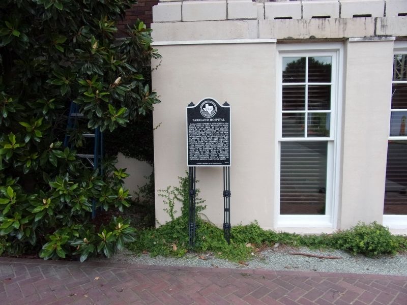 Parkland Hospital Marker. Click for full size. Parkland Hospital Marker image. Click for full size.
