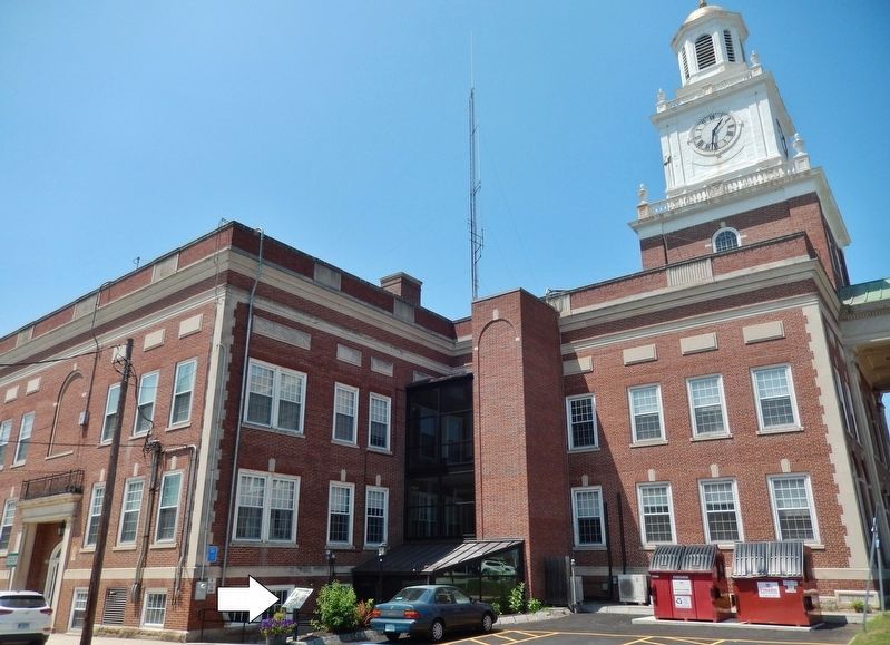 Dover's City Hall and Opera House Burned Marker. Click for full size. Dover's City Hall and Opera House Burned Marker image. Click for full size.