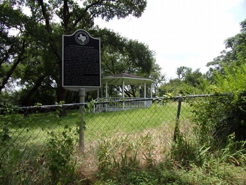 Trinity Farms/Rancho Grande Cemetery Marker. Click for full size. Trinity Farms/Rancho Grande Cemetery Marker image. Click for full size.
