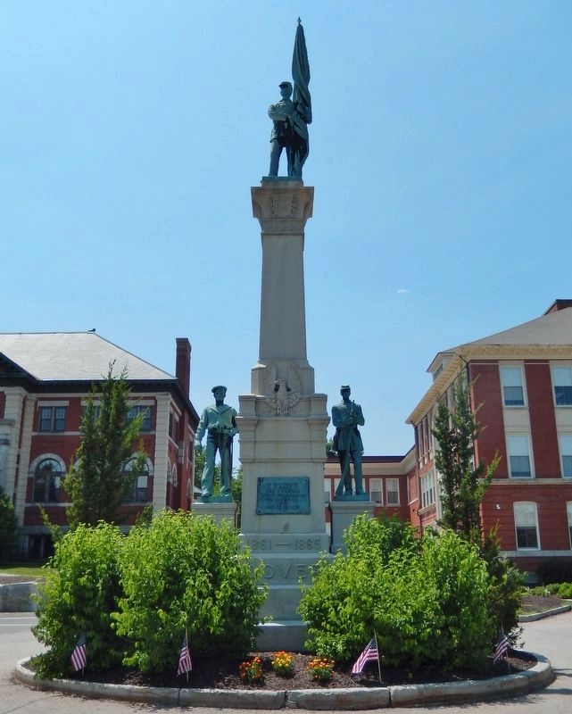 Dover NH Civil War Memorial image. Click for full size.
