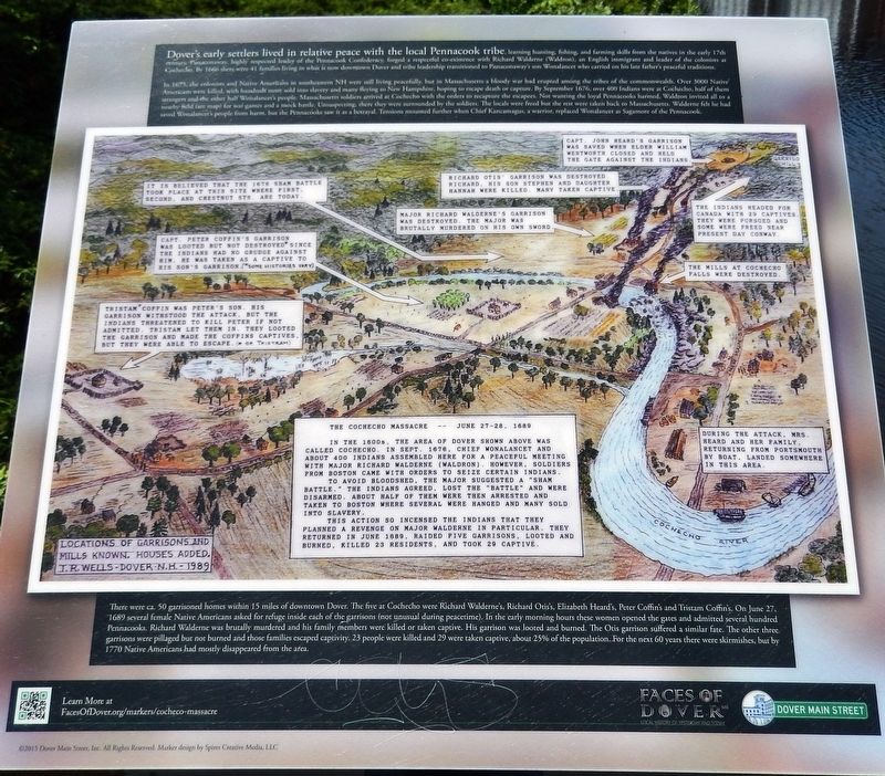Dover's Early Settlers Marker image. Click for full size.