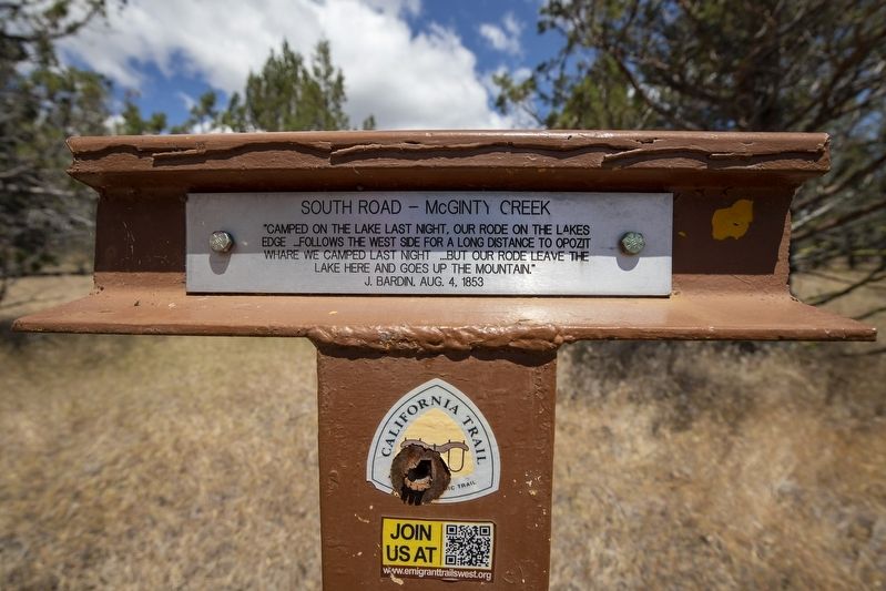 South Road - McGinty Creek Marker image. Click for full size.
