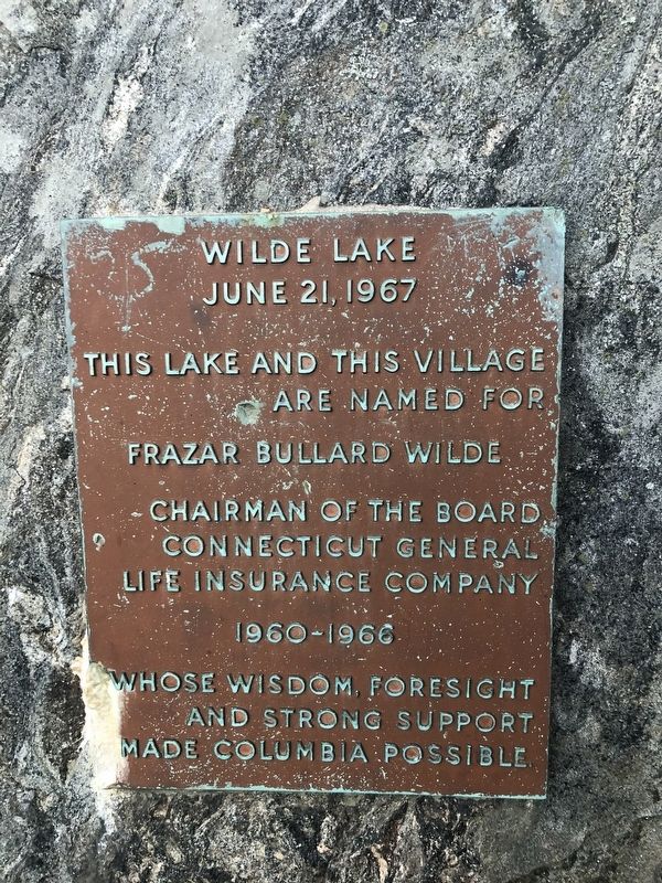 Wilde Lake Marker image. Click for full size.