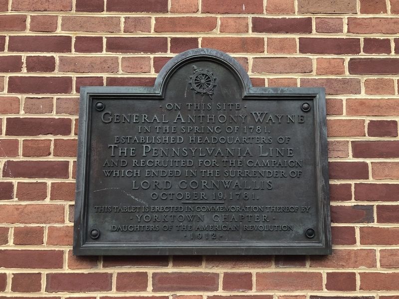General Anthony Wayne Marker image. Click for full size.