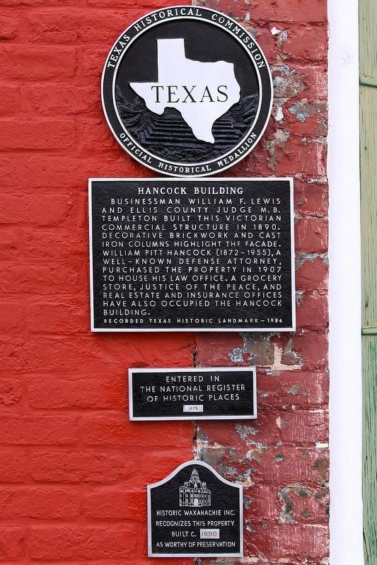 Hancock Building Marker. Click for full size. Hancock Building Marker image. Click for full size.