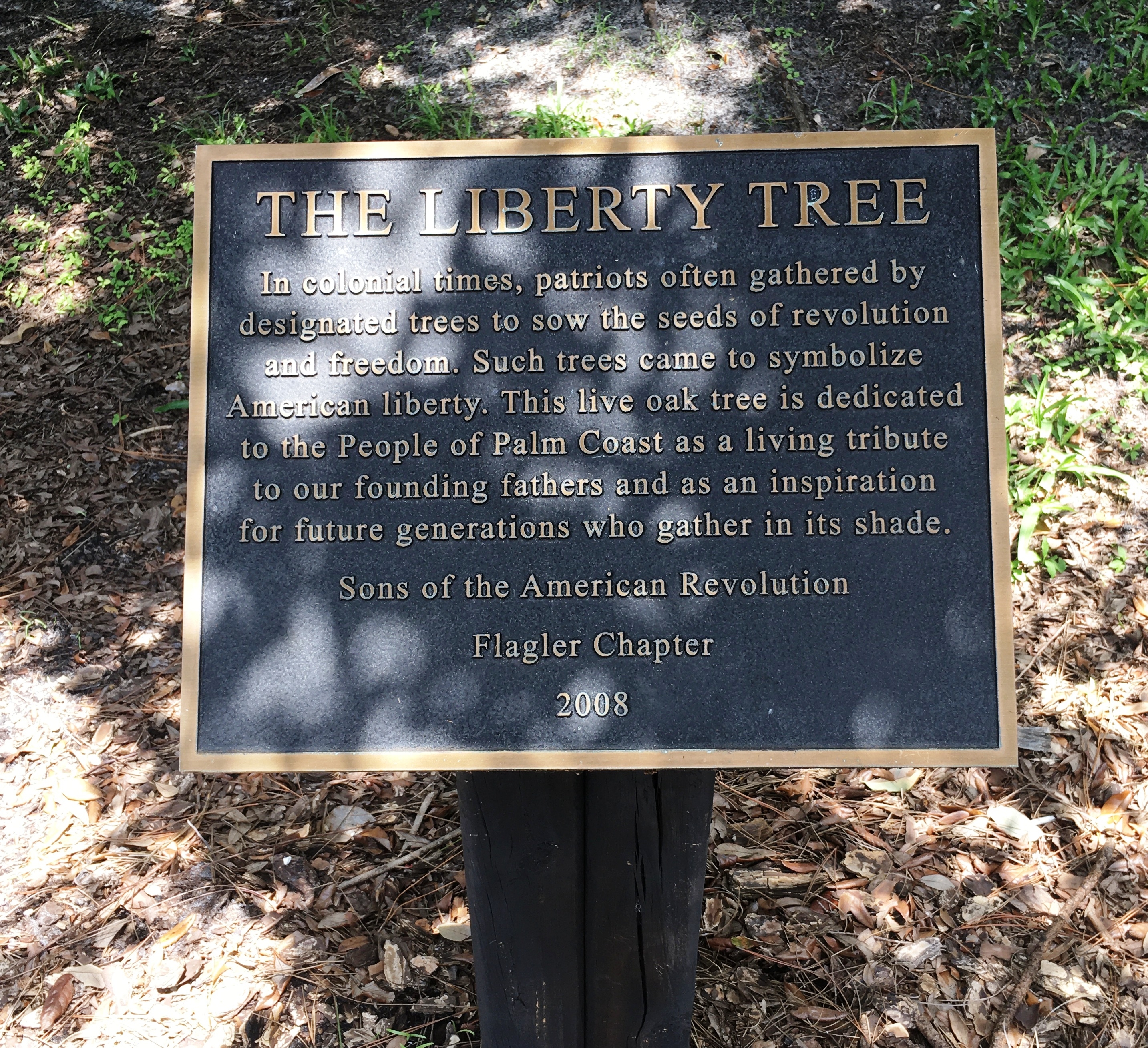 The Liberty Tree Marker