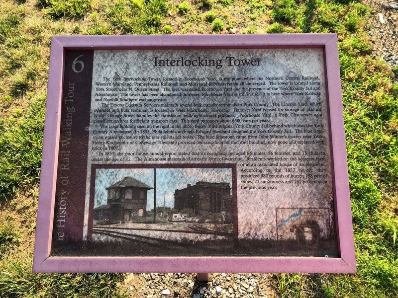 Interlocking Tower Marker. Click for full size. Interlocking Tower Marker image. Click for full size.