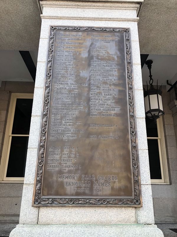 World War I Memorial. Click for full size. World War I Memorial image. Click for full size.