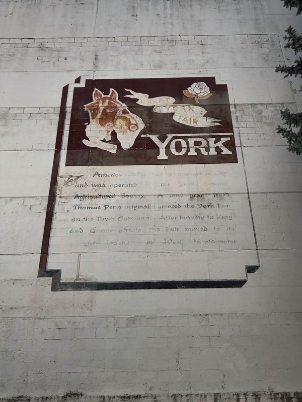 The York Fair mural image. Click for full size.
