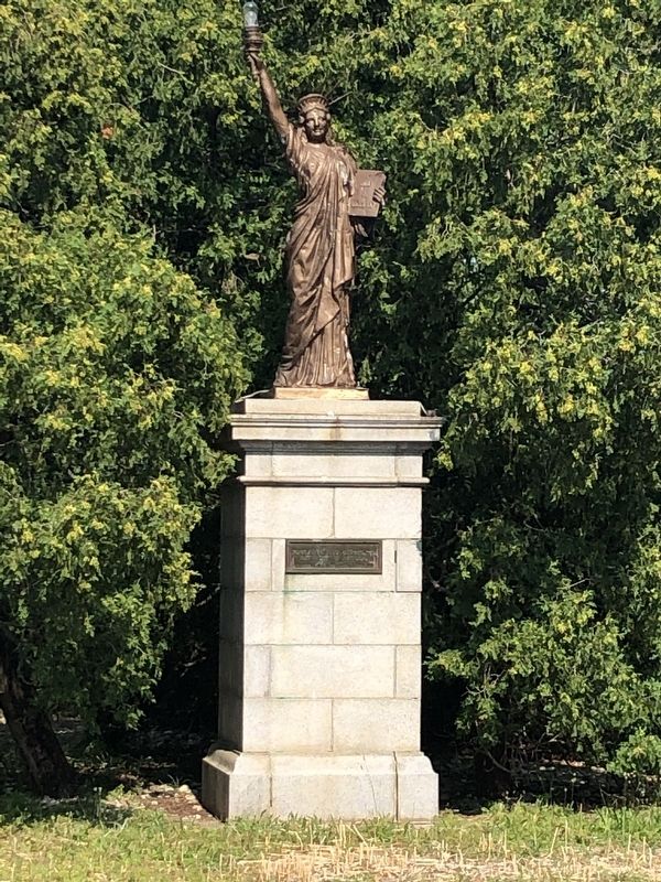 Statue of Liberty Replica Marker image. Click for full size.