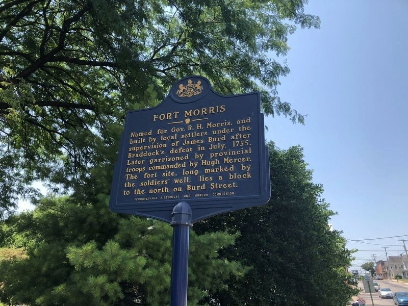 Fort Morris Marker. Click for full size. Fort Morris Marker image. Click for full size.