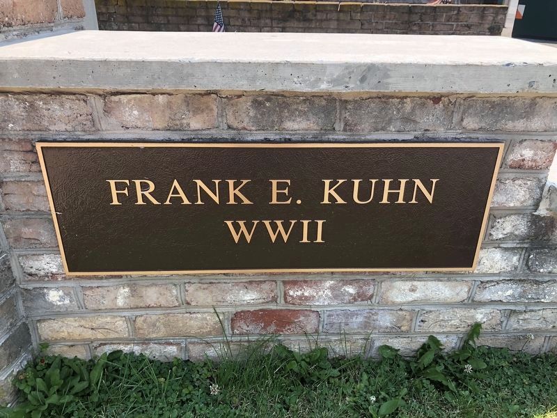 Frank E. Kuhn Marker image. Click for full size.
