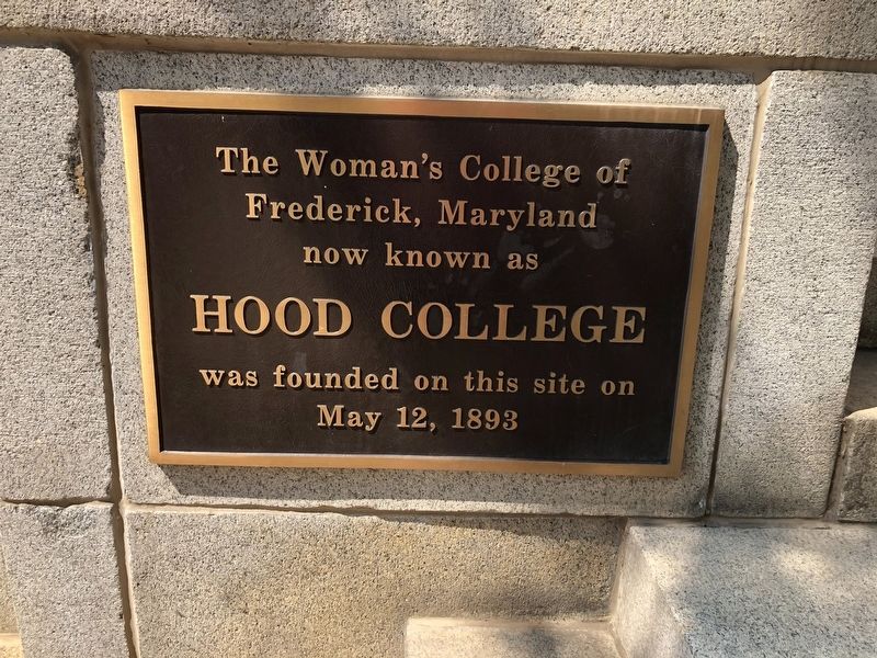 Hood College Marker. Click for full size. Hood College Marker image. Click for full size.