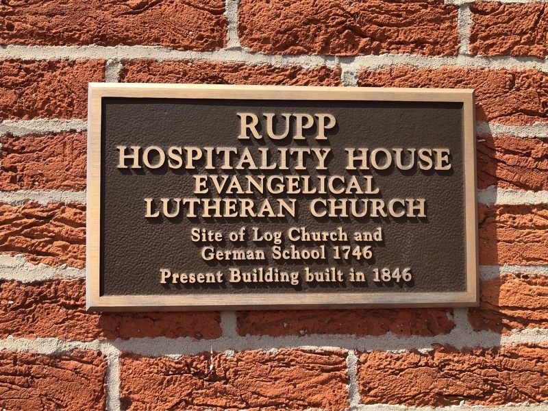 Rupp Hospitality House Marker image. Click for full size.