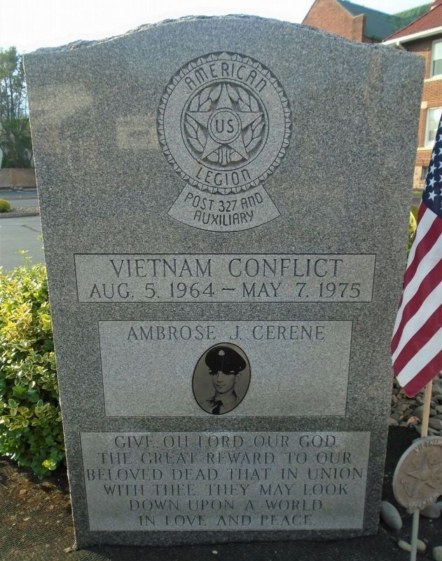 War Memorial Vietnam Conflict Marker. Click for full size. War Memorial Vietnam Conflict Marker image. Click for full size.