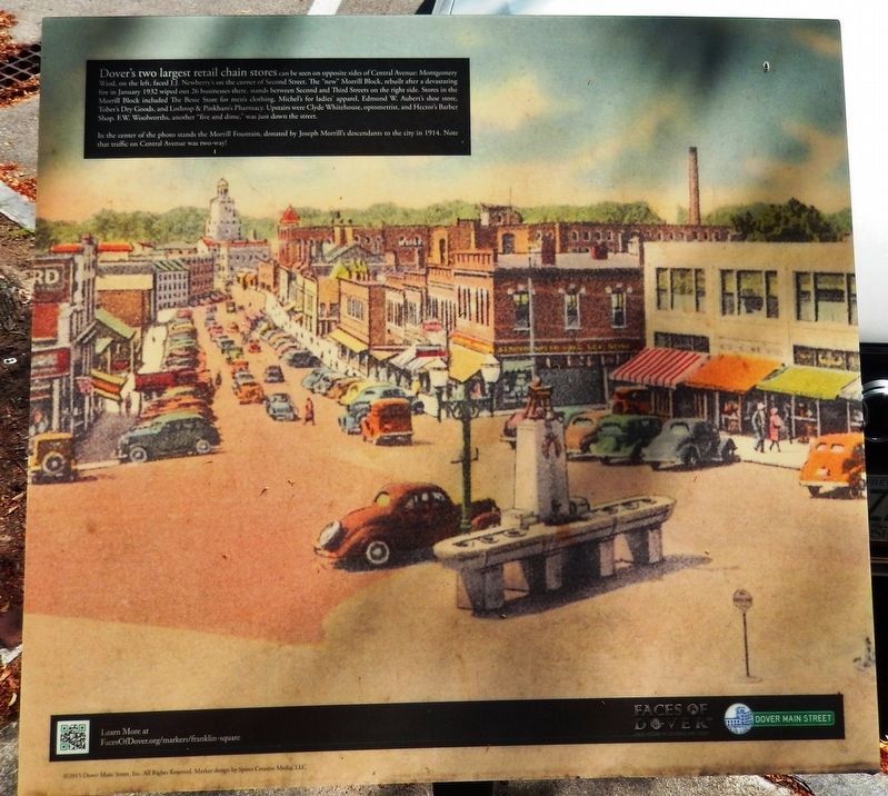Dover’s Two Largest Retail Chain Stores Marker. Click for full size. Dover’s Two Largest Retail Chain Stores Marker image. Click for full size.