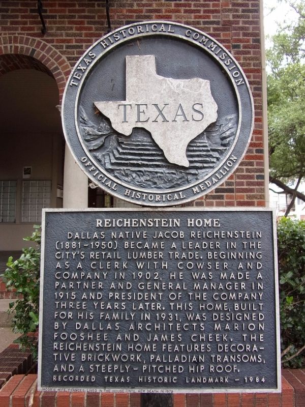 Reichenstein Home Marker image. Click for full size.