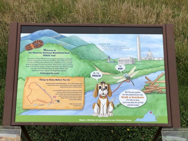 TRACK Trail plaque to the right of the marker. Click for full size. TRACK Trail plaque to the right of the marker image. Click for full size.
