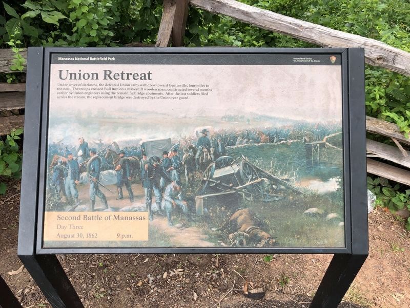Union Retreat Marker. Click for full size. Union Retreat Marker image. Click for full size.
